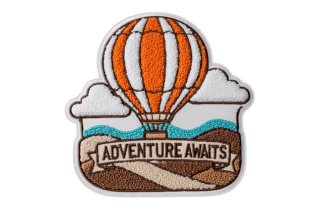 Custom chenille patch example