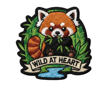 Custom embroidered patch example