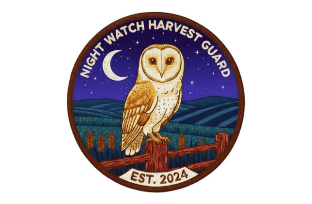 Custom printed patch example