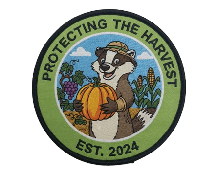 Custom woven patch example